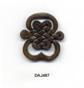 Soo Chow Jade Eternal Knot Pendant Bead DAJ487