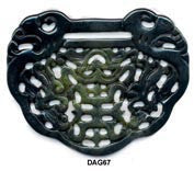 Lock Double Dragon Pendant D67