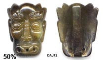 Guardian Mask Soo Chow Jade Buckle DAJ72