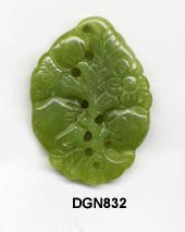 Peach Blossom Southern Jade Pendant Bead DGN832