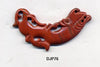 Stone Crescent Red Jasper Dragon Pendant Bead DJP76