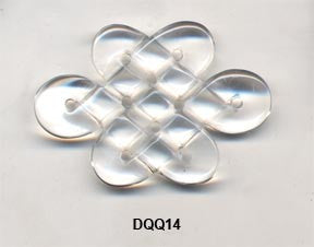 Eternal Knot Crystal Pendant Bead DQQ14