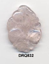 Peach Blossom Rose Quartz Pendant Bead DRQ832