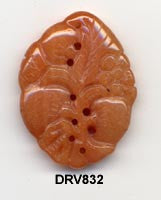 Peach Blossom Red Aventurine Pendant Bead DRV832