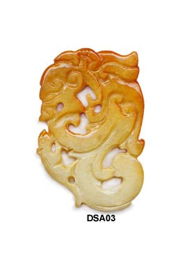 Dragon Soo Chow Pendant Bead D03- 2 Colors