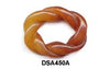 Brown Jade Small Oval Rope Pendant Bead DSA450A