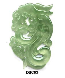 Dragon Soo Chow Pendant Bead D03- 2 Colors