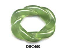 Medium Oval Rope Soo Chow Jade Pendant Bead DSA450