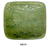 Green Soo Chow Floral Dome Rectangular Pendant Bead DSC74