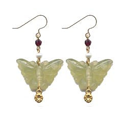 Jade Butterfly Earrings