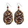 Large Dragon Bone Earrings