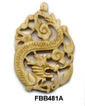 Dragon Bone Pendant Bead