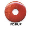 Pi Disc 28mm Red Jasper