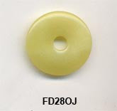 Pi Disc 28mm Olive Jade