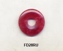 Pi Disc 28mm Rubellite
