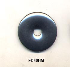 Pi Disc 40mm Hematite