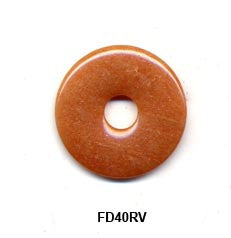 Pi Disc 40mm Red Aventurine