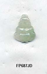 Burma Jade Buddha Pendant Bead FP687JD