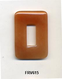 Red Aventurine Rectangular Pendant Bead FRV615