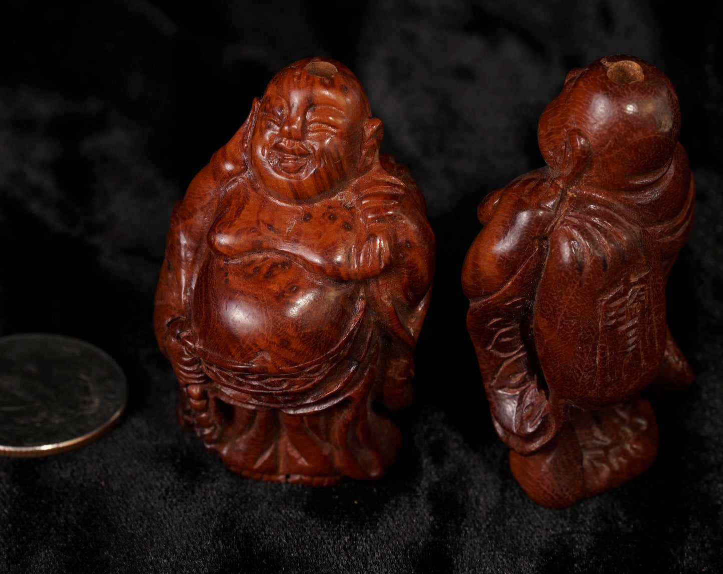 Ma-Li Wood Monk Ho-Tai Bead FWD03