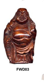 Ma-Li Wood Monk Ho-Tai Bead FWD03