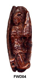 Ma-Li Wood Clam Fairy Pendant FWD04