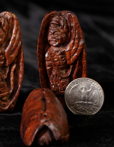 Ma-Li Wood Clam Fairy Pendant FWD04