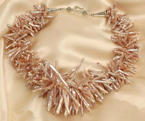 Pink Pearl Necklace