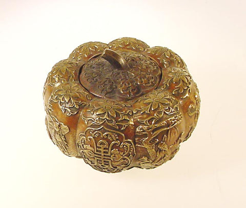Pumpkin Copper Box