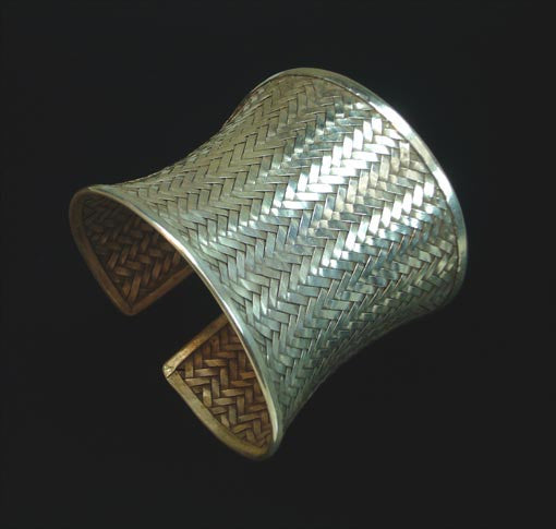 2" Thai Hill Tribe Silver Weave Bracelet