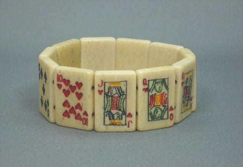 Playing Cards Bone Bracelet