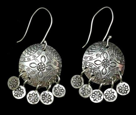 Thai Hill Tribe Silver Earrings #7