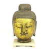 Gold Face Stone Buddha Head