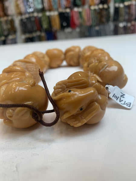 Zodiac Tagua Nut Beads