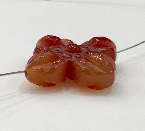 Carnelian Double Dorje Bead BCN451