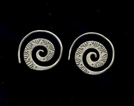 Thai Hill Tribe Silver Earrings #24