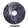Pi Disc 40mm Frosted Sodalite