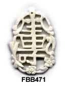 Longevity Bone Pendant Bead